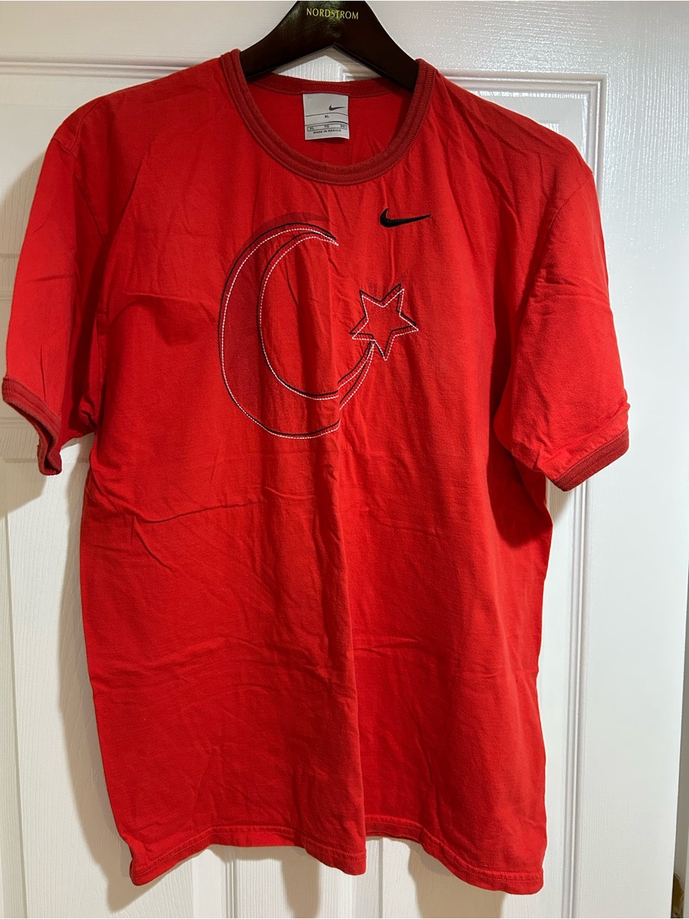 Nike Türkiye Red Crescent & Star Logo Soccer Tee